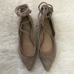 NWOT Vince Camuto Lace Up flats